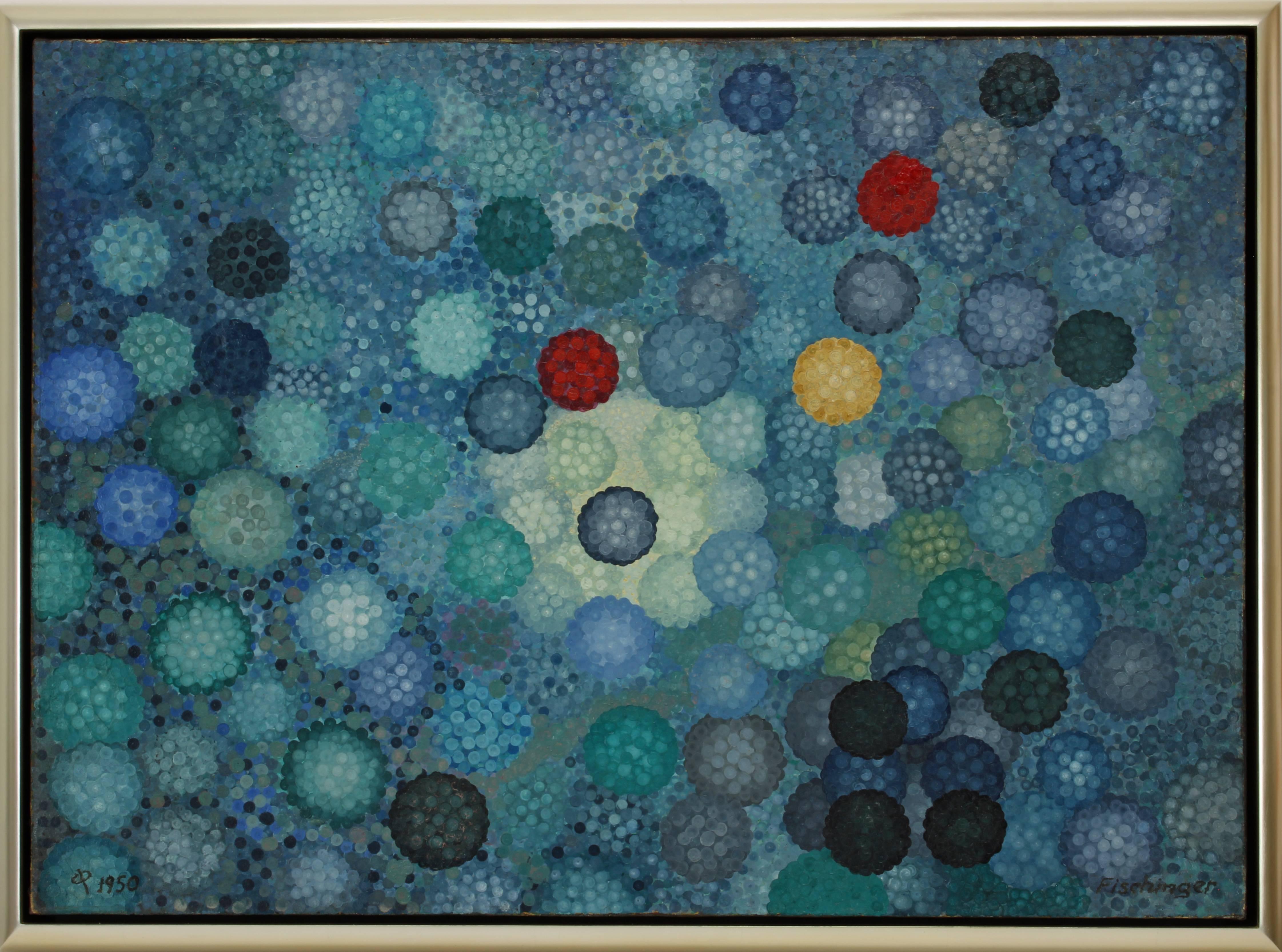 Atoms - Abstract Painting by Oskar Fischinger