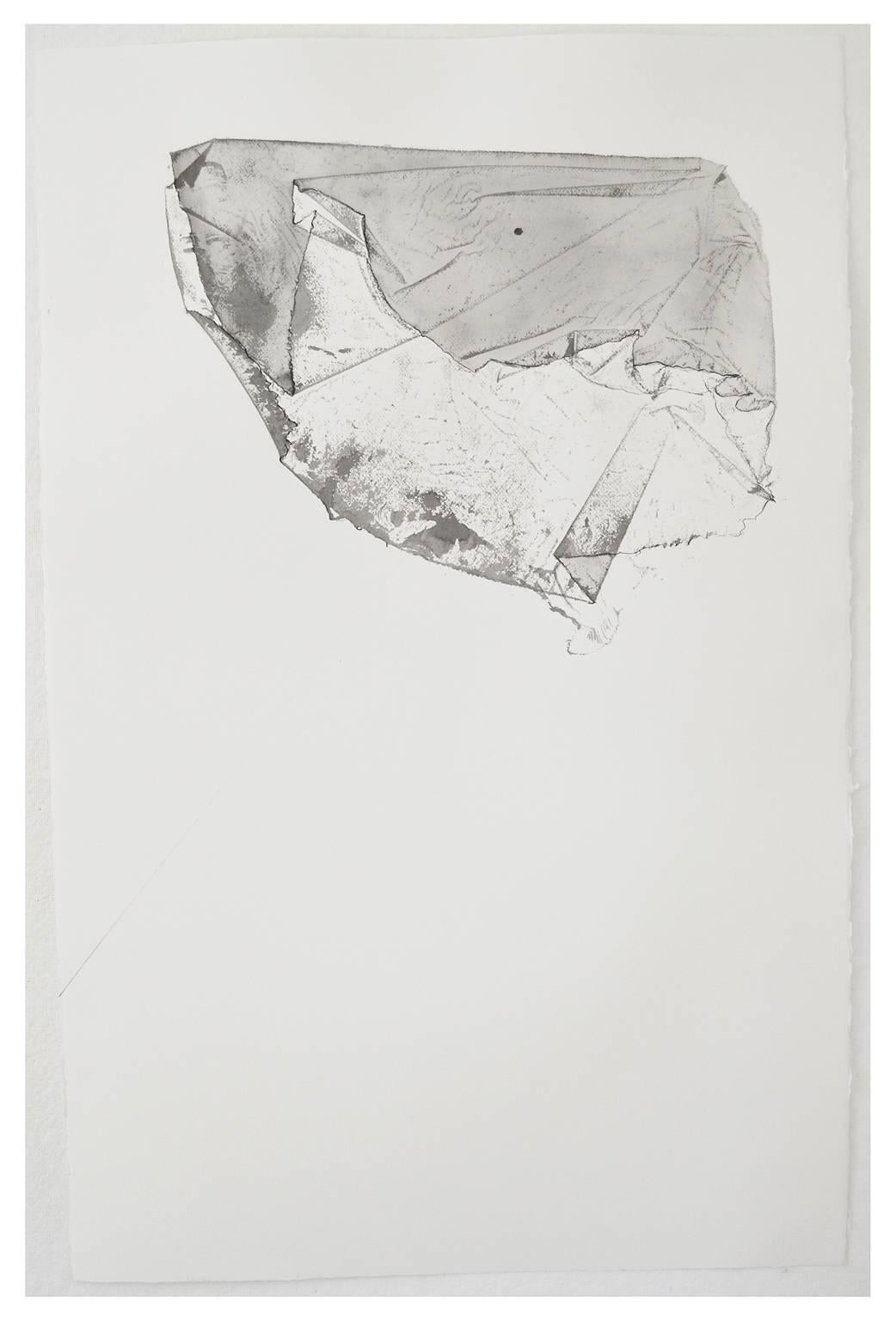 Liz Jaff Abstract Drawing - Large Fold #1