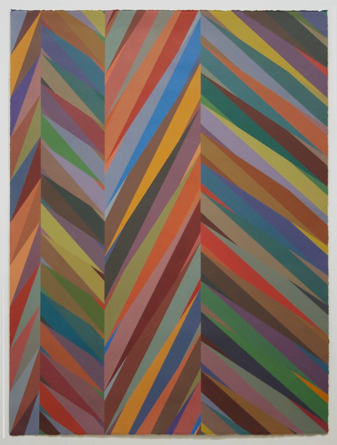 Jerry Walden Abstract Painting - Hundred Twenty Eight (Neu. Gra.)