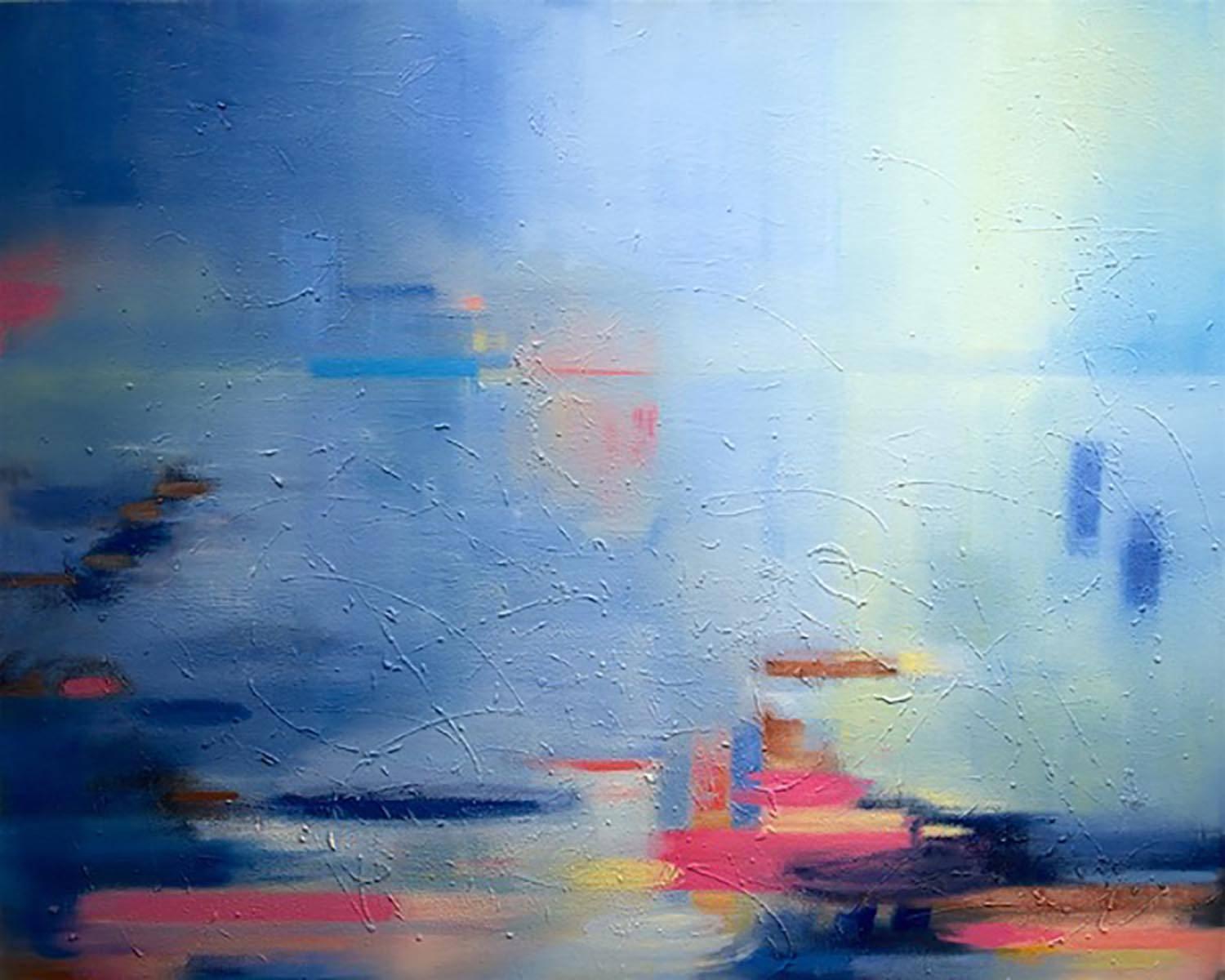 Liz Dexheimer Landscape Painting - Blue