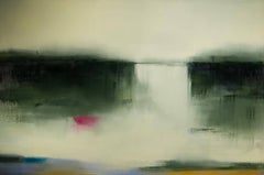 Meditation Series, Magenta IV abstract landscape