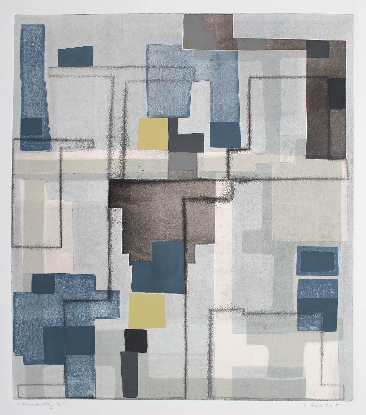 Karen Dow Abstract Print - Assembly 5