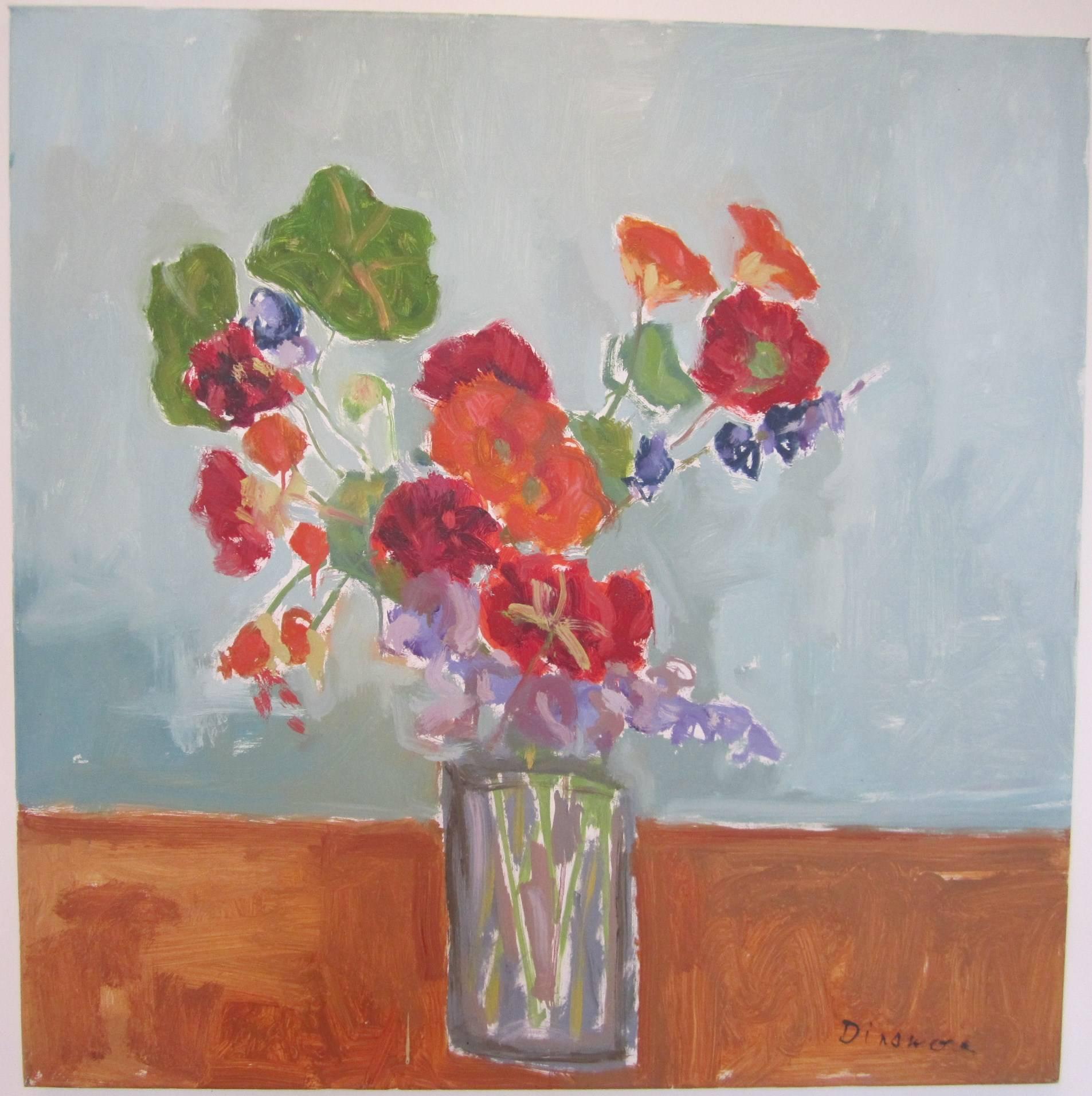 Stephen Dinsmore Still-Life Painting - Still Life, Laurel's Bouquet