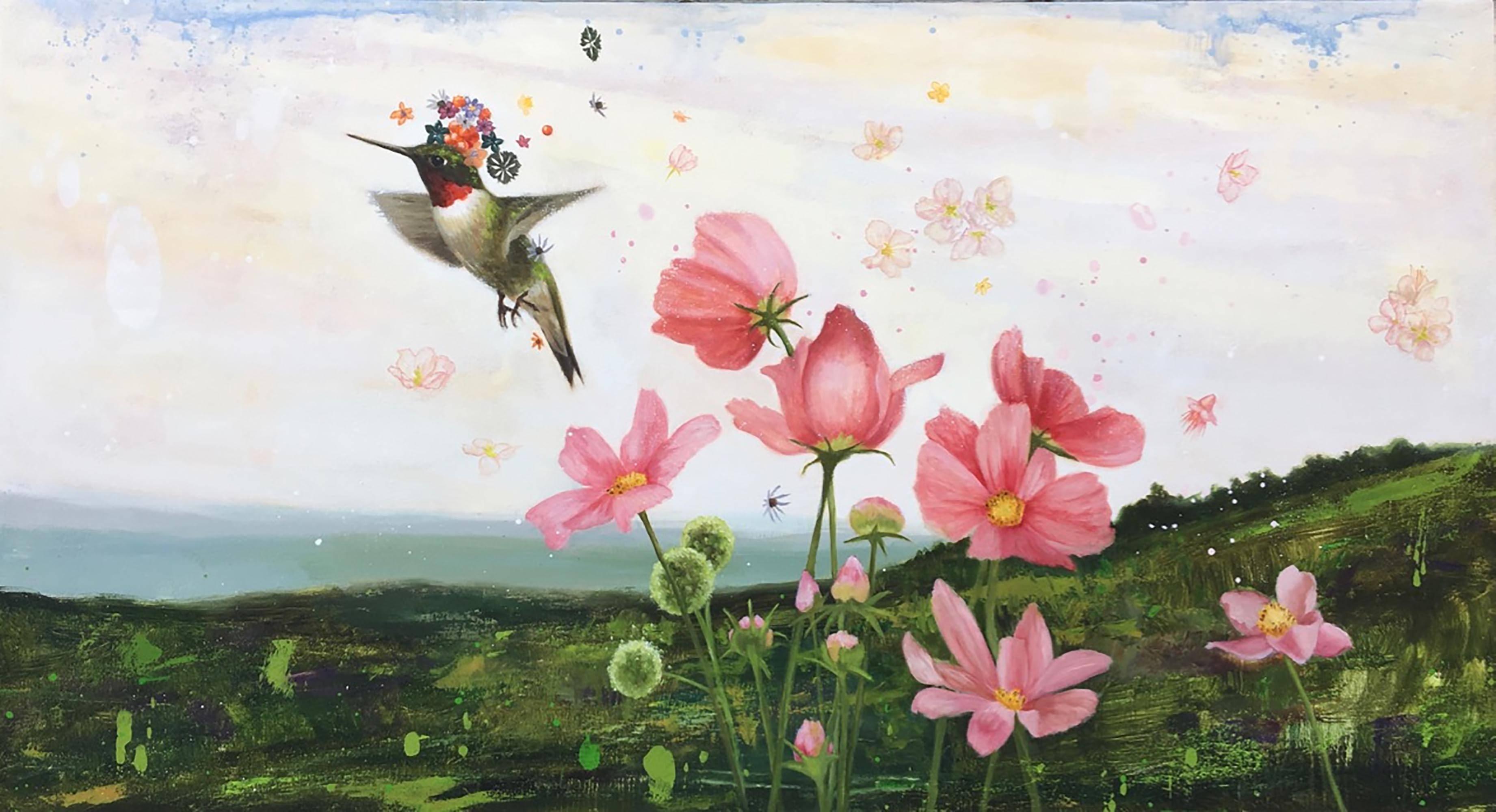 Eleanor Miller Landscape Painting - Wildflower