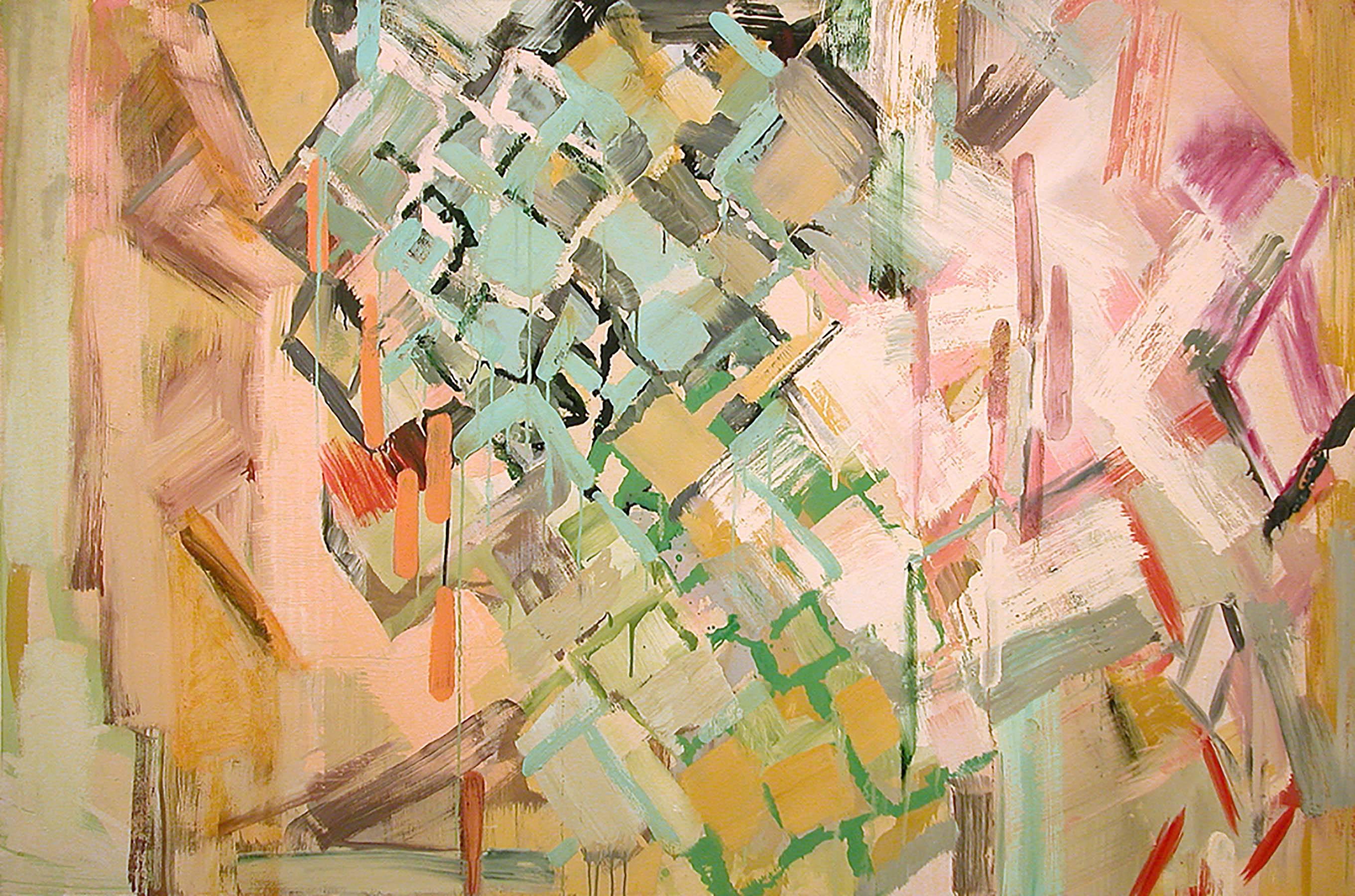 Molly Herman Abstract Painting - Confluence