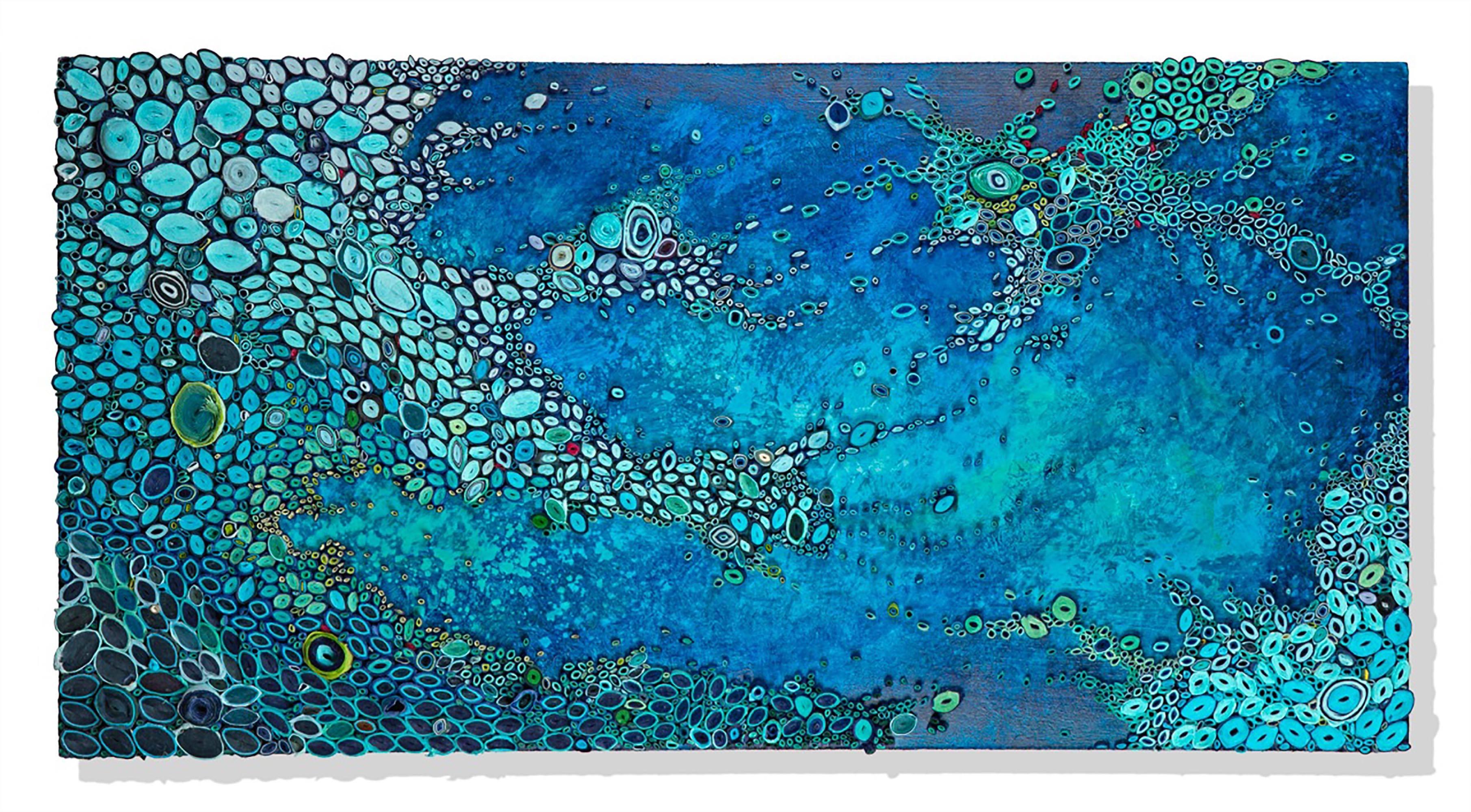 Atlantic Abyss - Mixed Media Art by Amy Genser