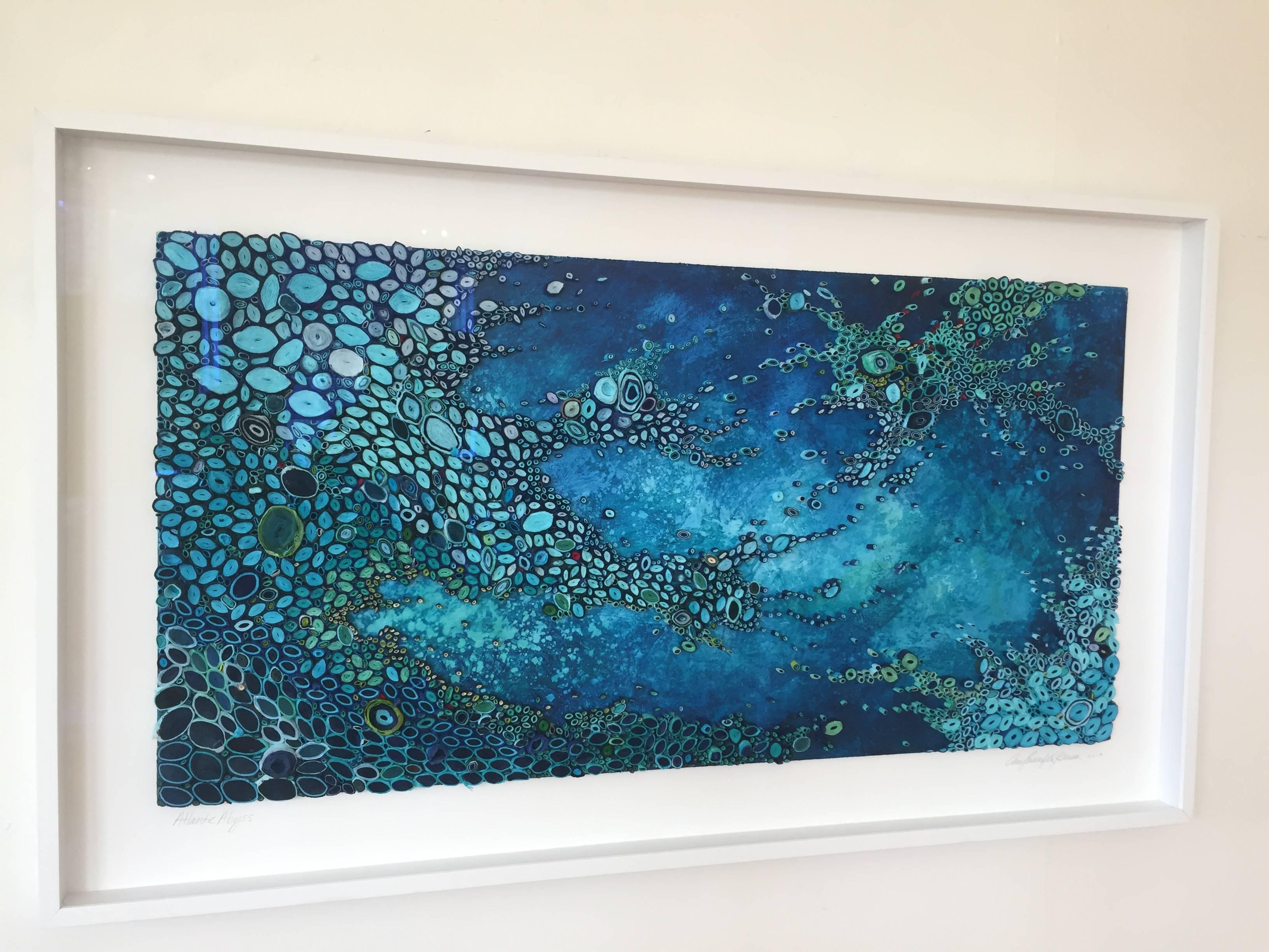Atlantic Abyss - Abstract Mixed Media Art by Amy Genser