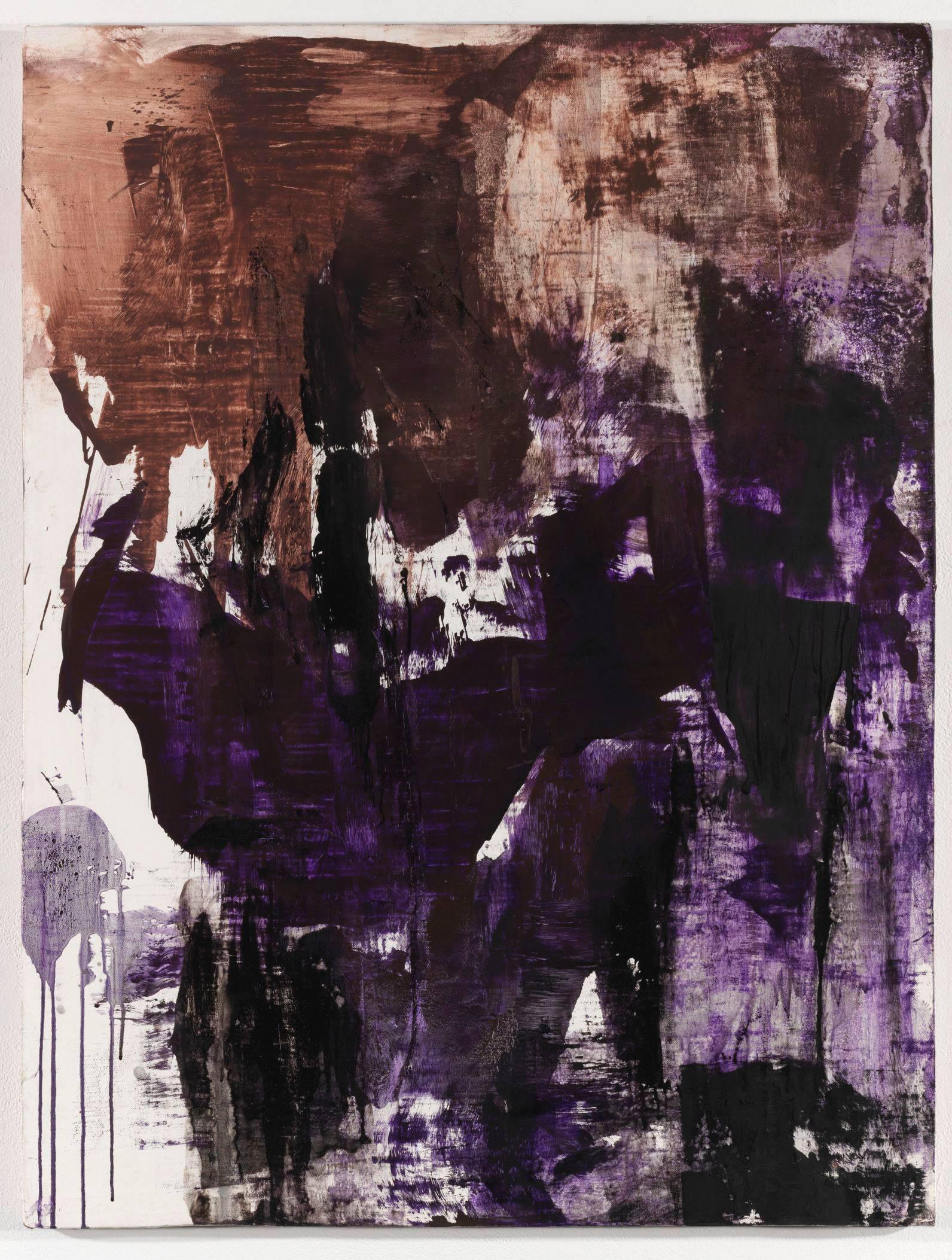 Bill Jensen Abstract Painting - Raised Bristles II