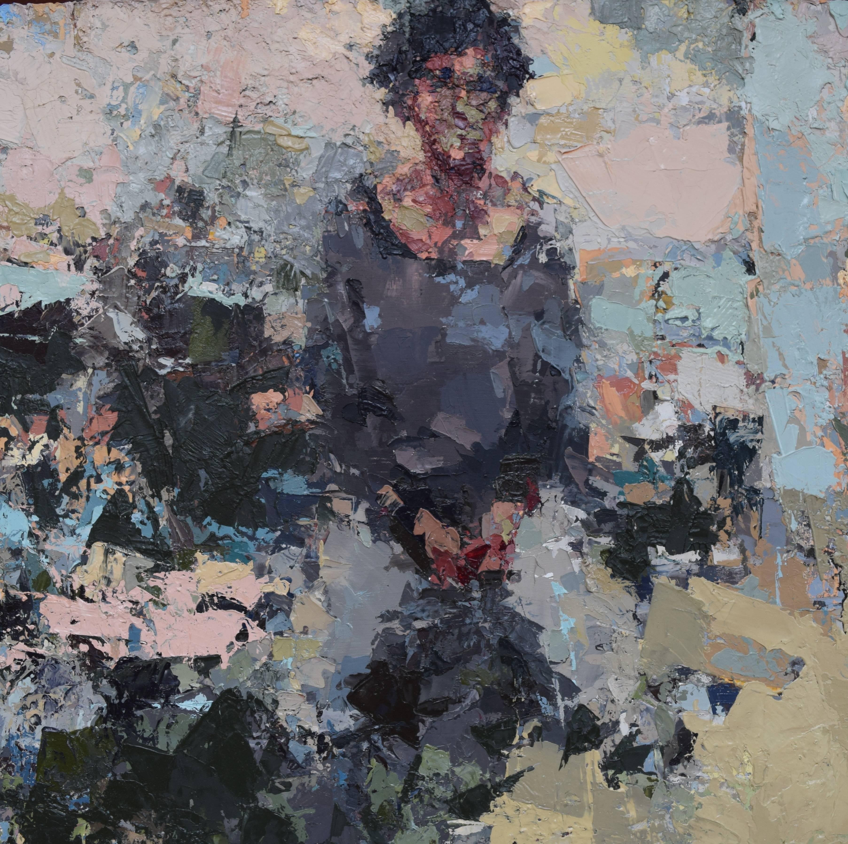 Black Mountain - Painting by Joshua Meyer