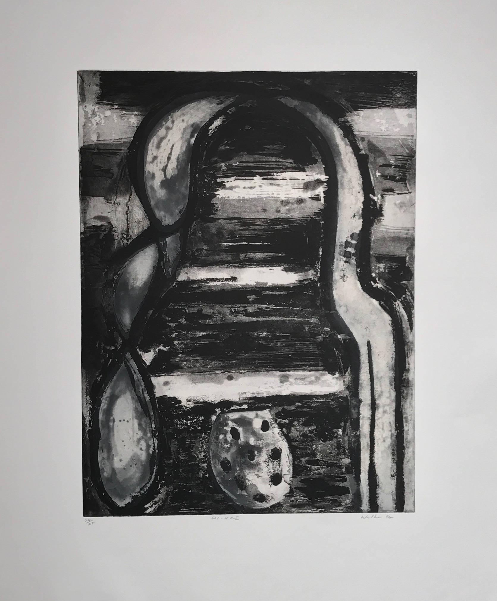 John Walker Abstract Print - 621-HA-1