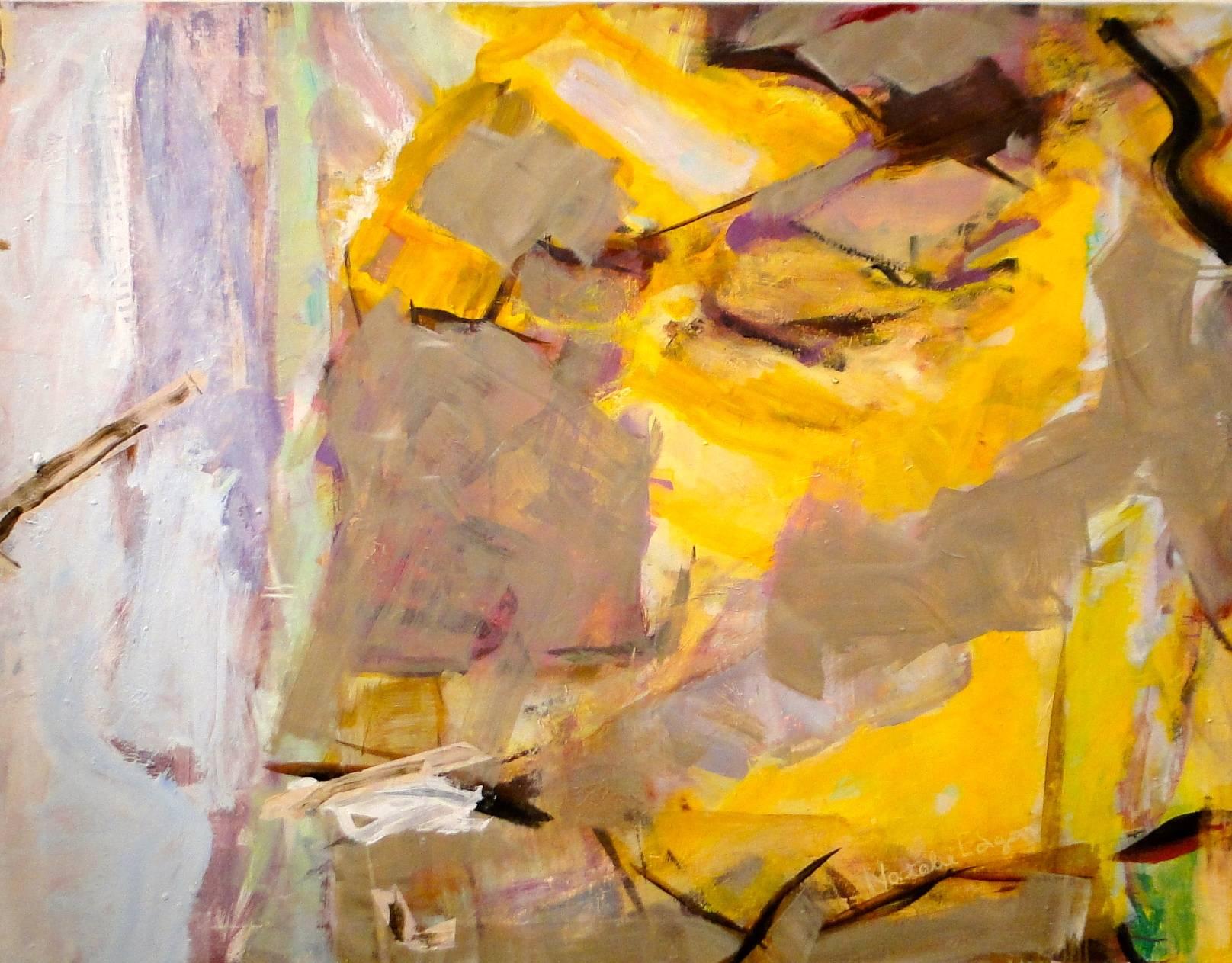 Natalie Edgar Abstract Painting - Light Path