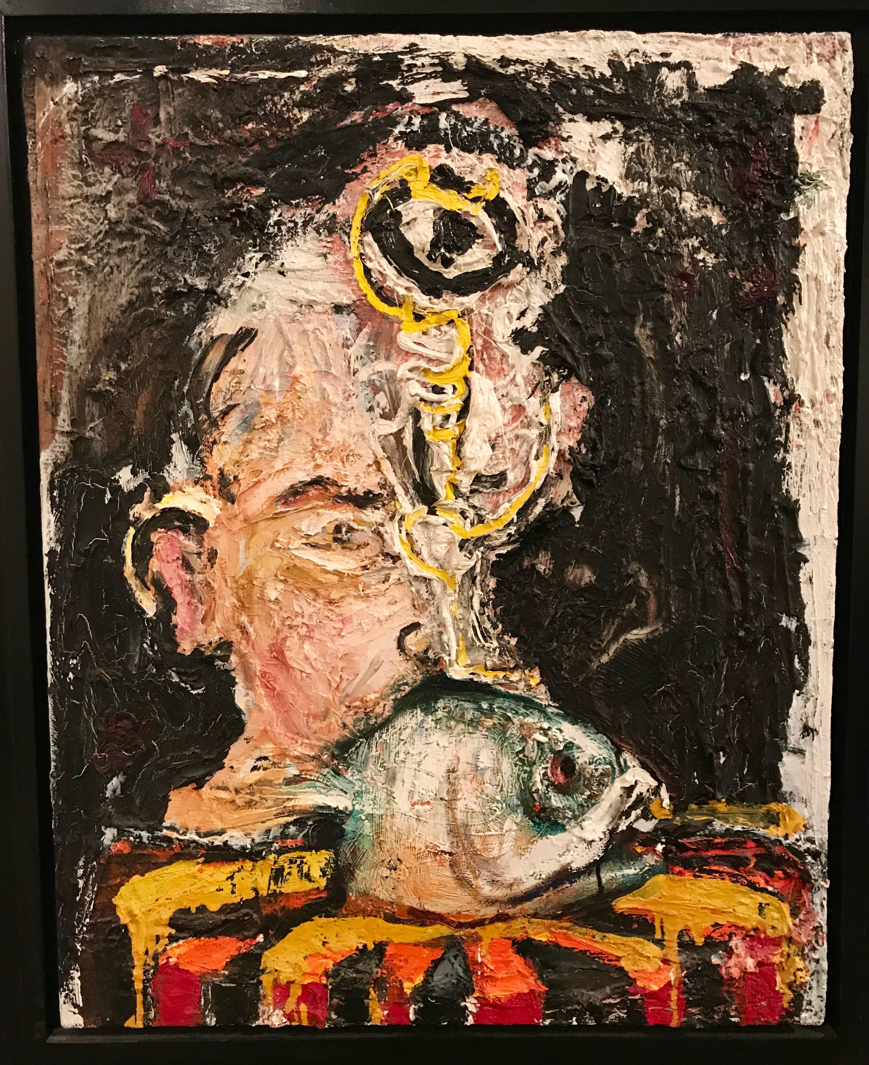 Portrait with Fish 1
