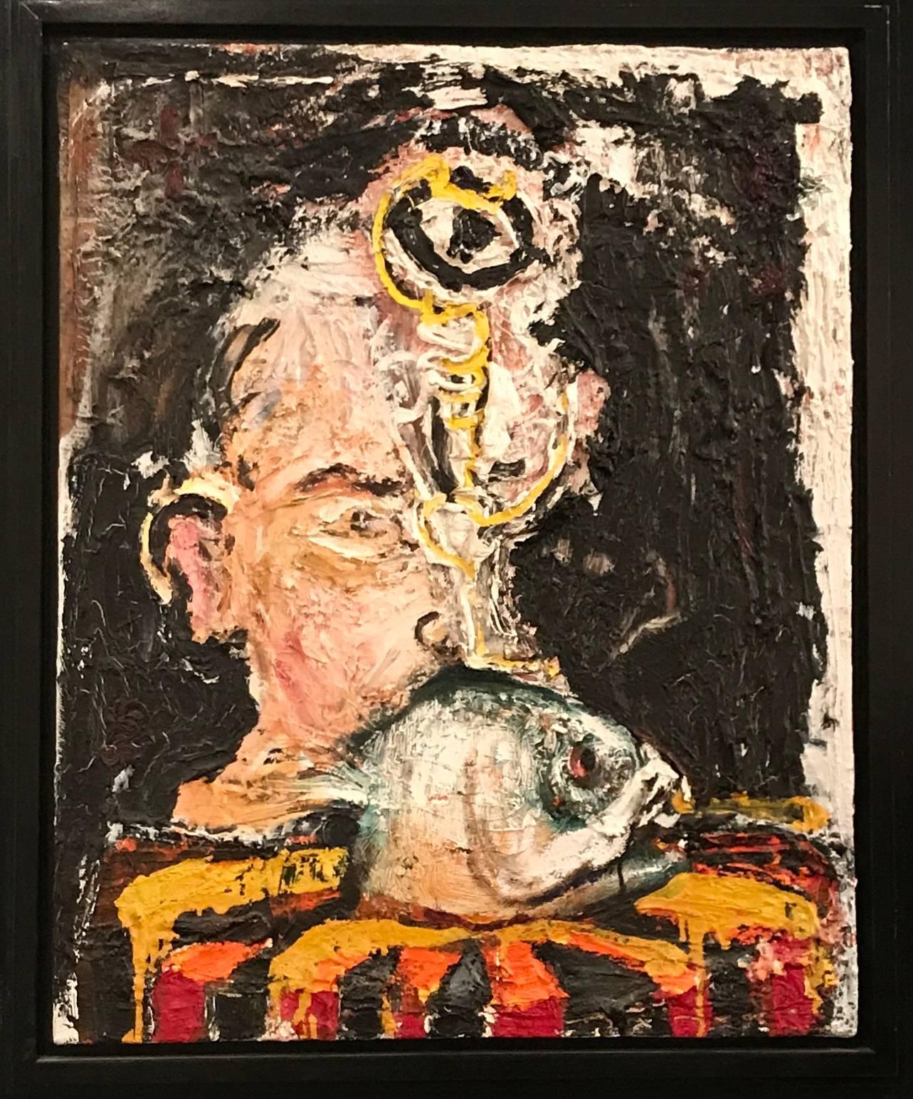 Portrait with Fish 2
