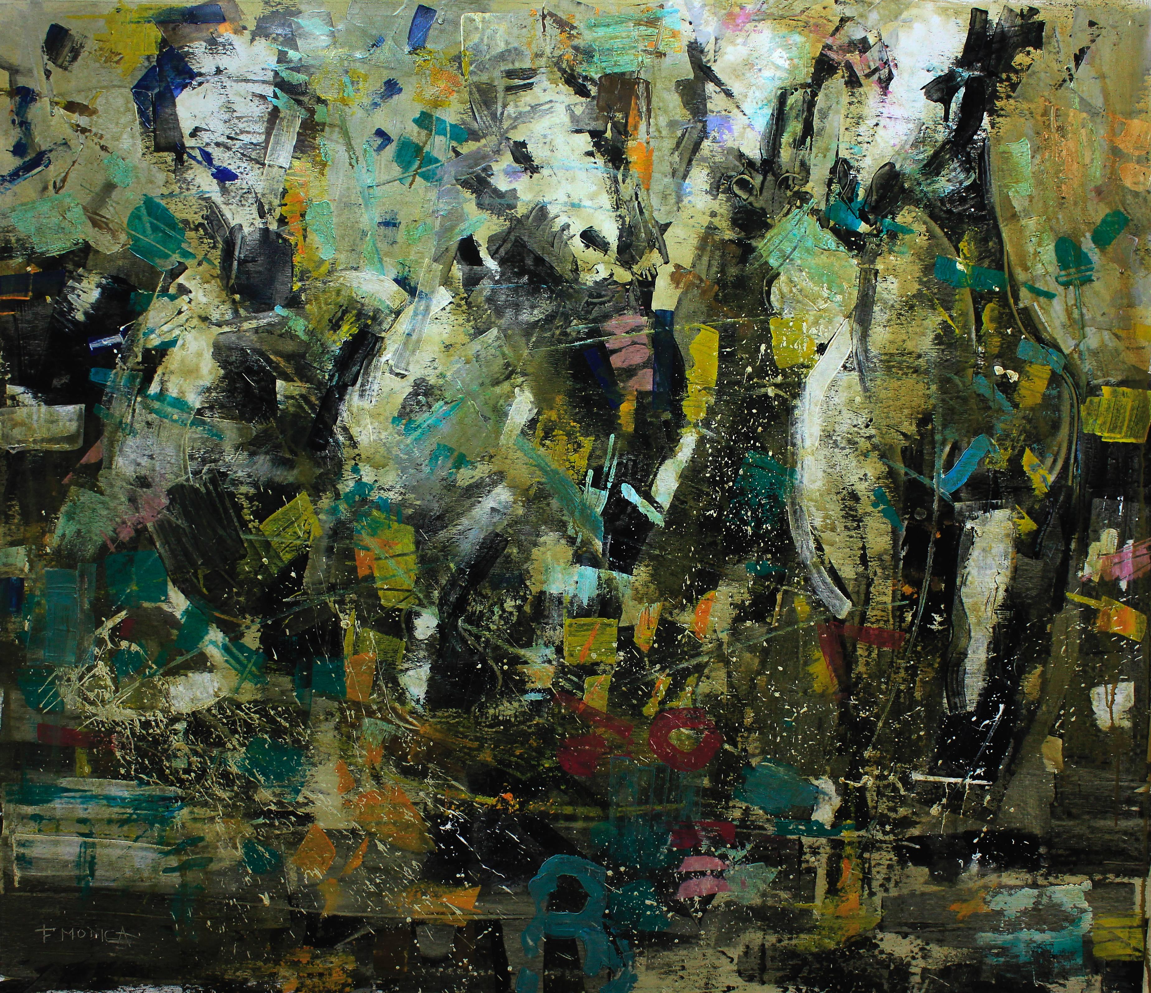 Fabio Modica Animal Painting - Horses II