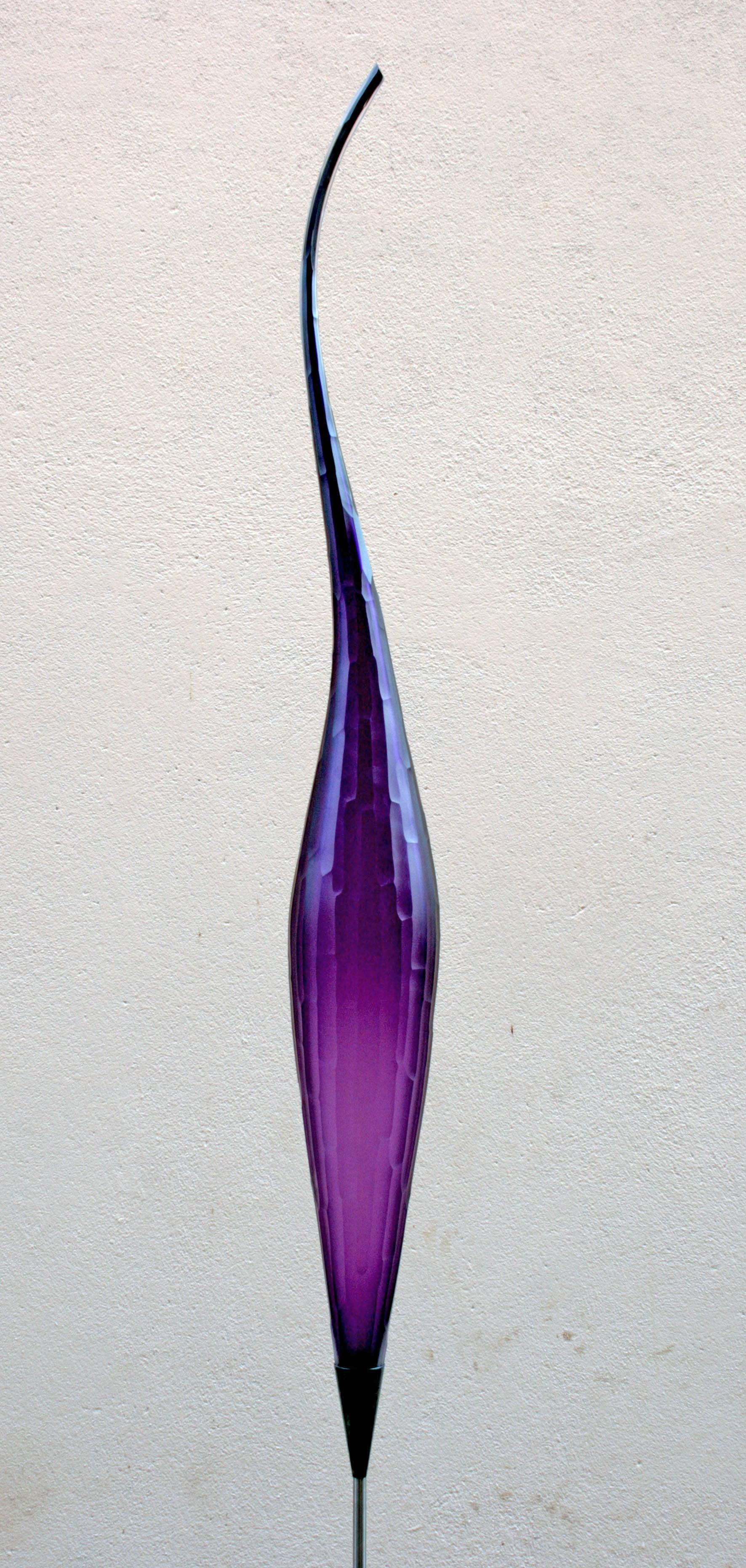 Monica Guggisberg & Philip Baldwin Abstract Sculpture - The Violet Zephyr