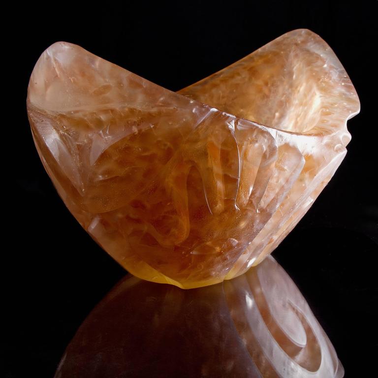 Steve Jensen - Egyptian Amber Canoe, Sculpture For Sale at 