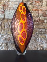 Série Evviva, vase ambré