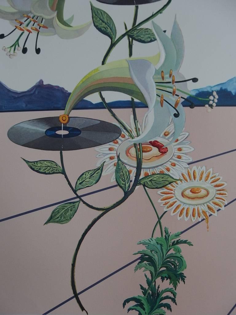 Flordali I - Original lithograph - Signed - Surrealist Print by Salvador Dalí