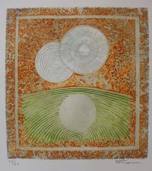 « Two Suns:: One Reflection »:: gravure originale signée à la main:: 60 exemplaires