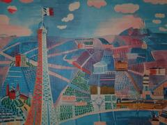 Springtime in Paris - Original tall lithograph poster - 1966