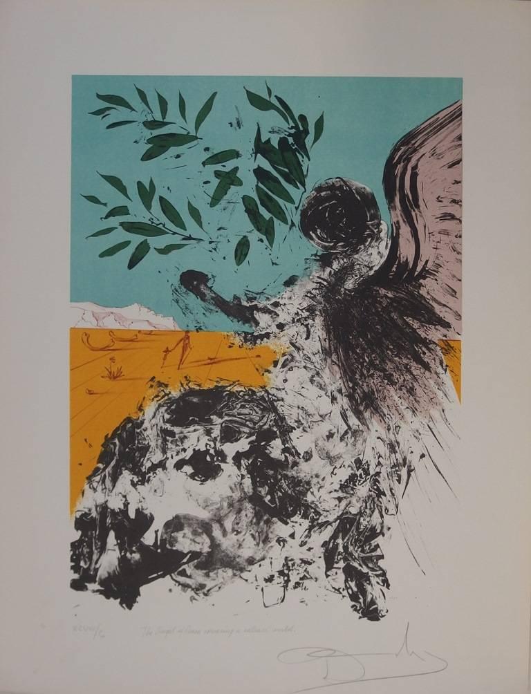 Vietnam / Peace Suite - Four original handsigned lithographs - 1973 - Print by Salvador Dalí