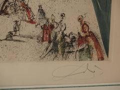 Vatican : La place Saint Pierre - Original handsigned etching - With dedication