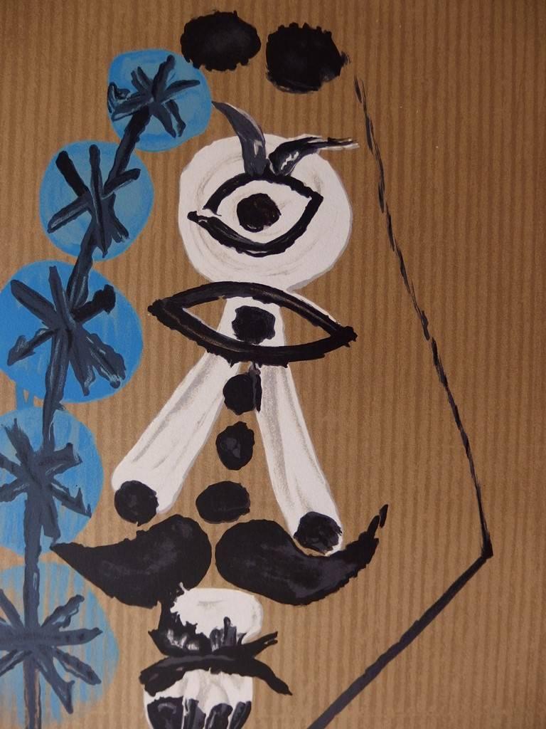 Imaginary Portraits : The Groom - Lithograph - Plate signed - 250 copies - Cubist Print by Pablo Picasso