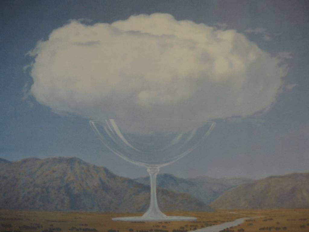 (after) René Magritte Landscape Print - La Corde Sensible