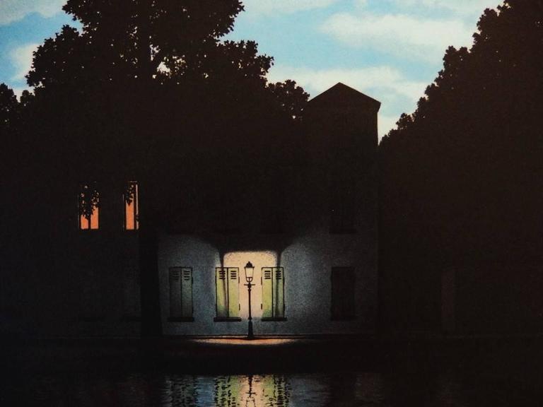 Rene Magritte L Empire Des Lumieres Lithograph Plate Signed At 1stdibs