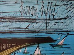 Beach of La Baule (poster, Atelier Mourlot Exhibition) - 1979