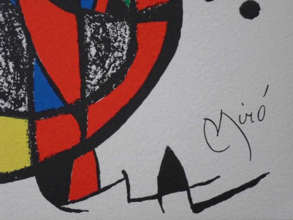 Escultor - Italy - Original signed lithograph - 1500 copies - Print by Joan Miró