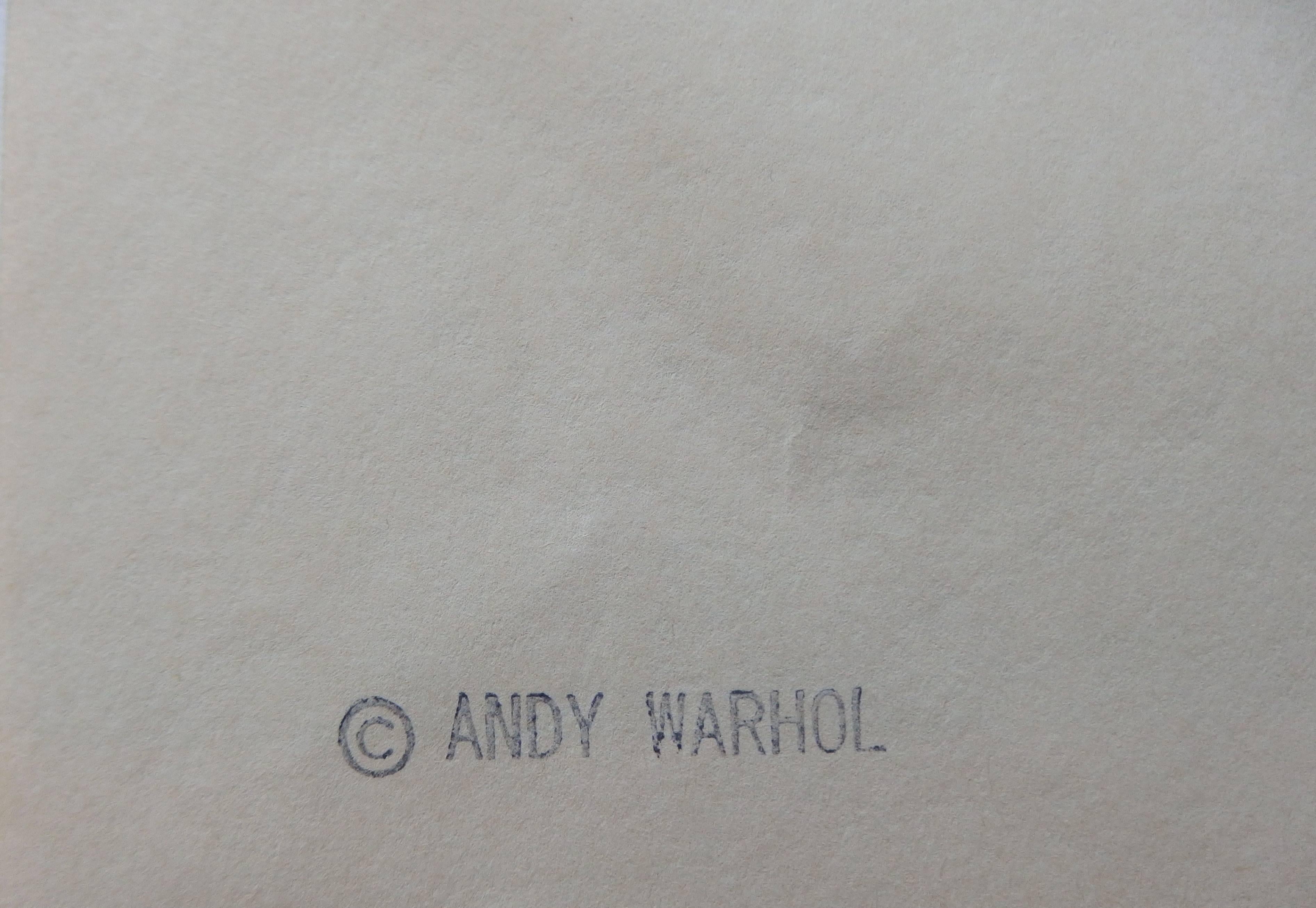 Andy WARHOL : The thirteen most wanted, orginal screen print 4