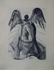 Dante purifié - Original signed engraving - 150 copies