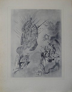 Dante recouvre la vue, gravure - 150 exemplaires