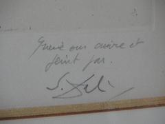 Golden Gate Bridge San Francisco - Original etching handpainted & signed #UNIQUE