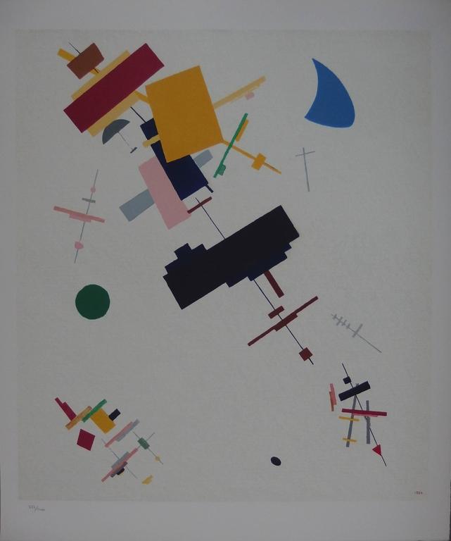Download Kazimir Malevich - Suprematist Constructivist Composition - Lithograph after a painting ...