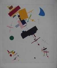 Suprematist Constructivist Composition - Lithograph after a painting - Numbered