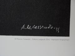 Bordeaux Red Wines - Lithograph - Plates signed & Numbered / 250