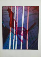 Indoor Swimmer - Original Etching Handsigned - 50 copies 2