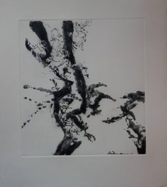 Abstract Composition - Original etching and aquatint - 130 copies