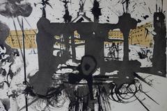 Le Portique - Original etching, Handsigned (1973)
