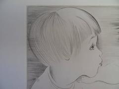 The butterfly - Original etching, Handsigned