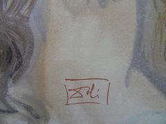 Purgatory 10 - The Face of Virgil - woodcut - 1963