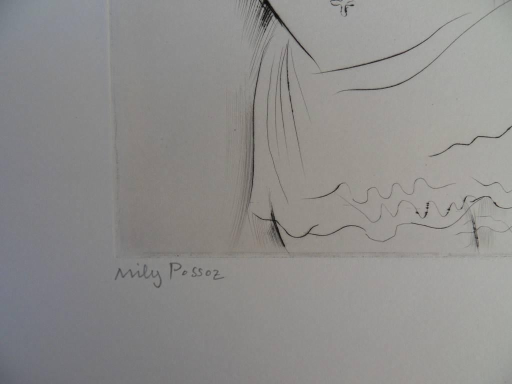 Mily POSSOZ
The sewing

MEDIUM : Etching
SIGNATURE : Handsigned
LIMITED : 50 copies
PAPER : Arches vellum
SIZE : 25 x 17