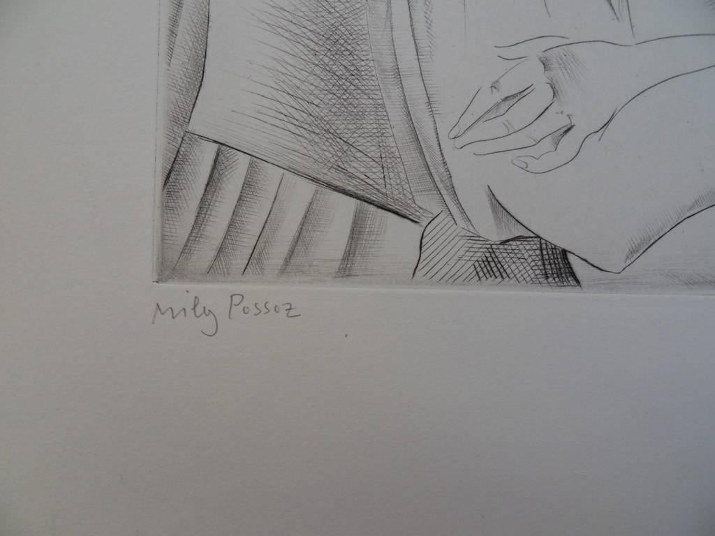 Mily POSSOZ
Entry of the village

MEDIUM : Etching
SIGNATURE : Handsigned
LIMITED : 60 copies
PAPER : Rives vellum
SIZE : 22 x 15