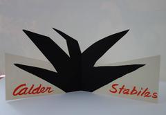 Stabiles - Original lithographic pop-up card - Plate signed - Maeght 1963