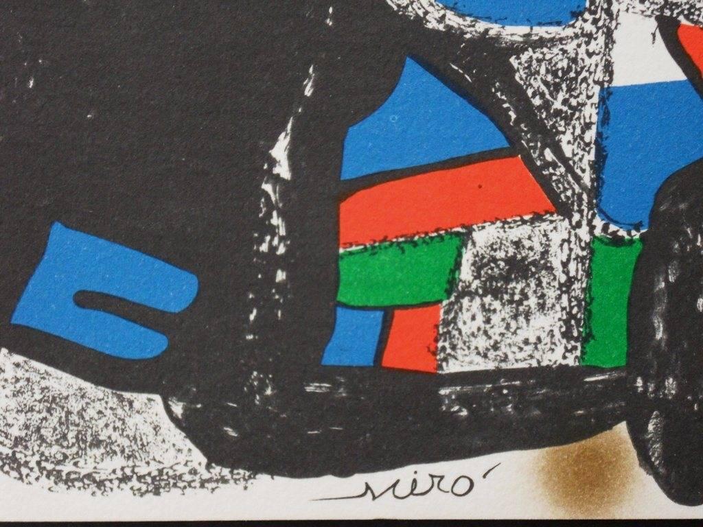 Escultor : Denmark - Original signed lithograph - 1974 - Print by Joan Miró