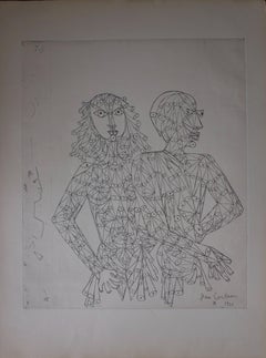 Le couple - etching (around 1960)