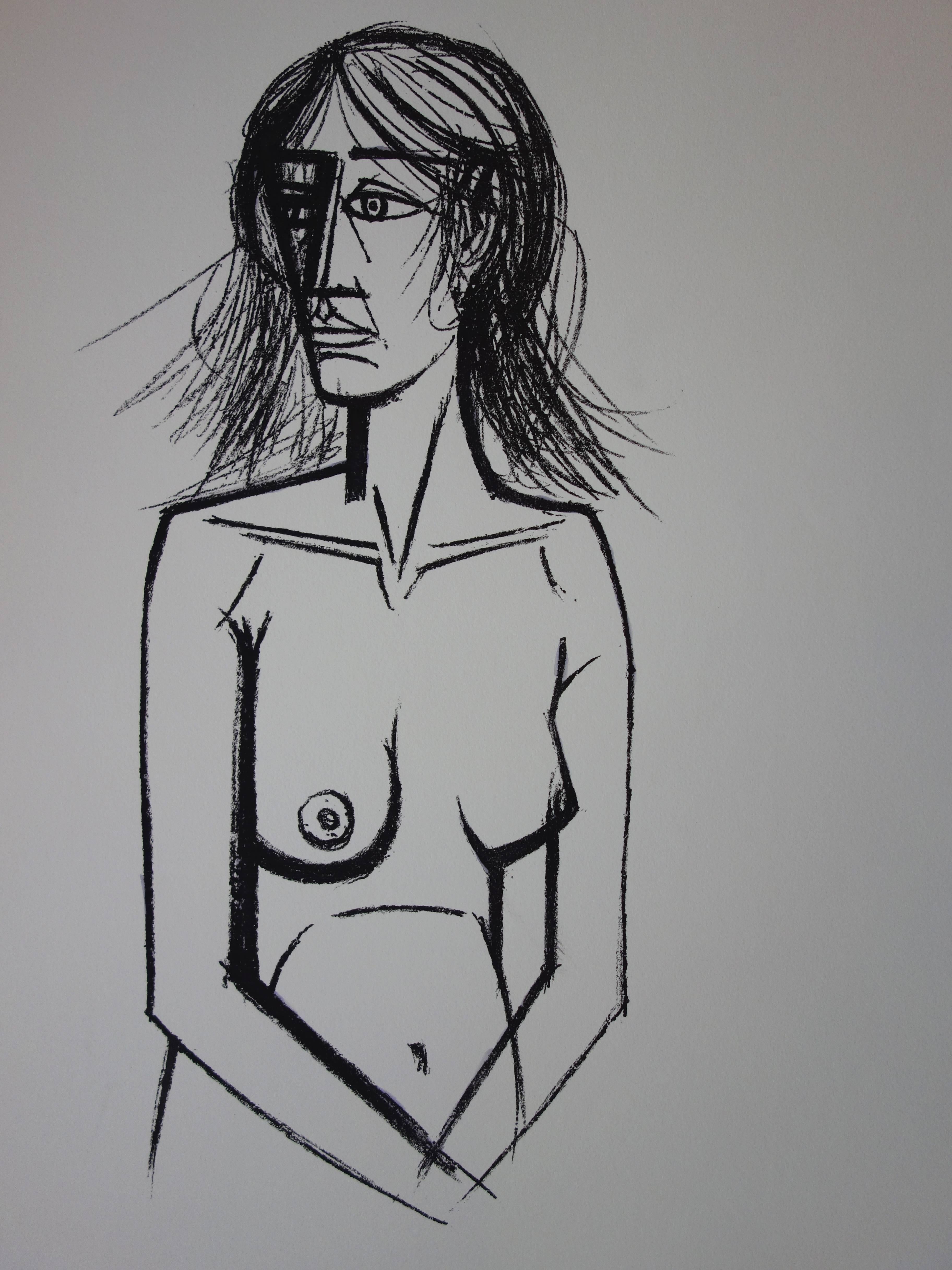 Juegos femeninos : Primavera - Litografía original - 1970 - Print de Bernard Buffet