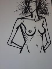 Giochi femminili: Ode en son Honneur - Litografia originale - 1970